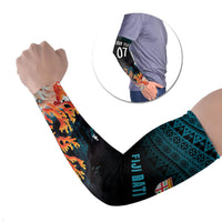Fiji Bati Rugby Custom Viti Masi Arm Sleeves Coral Motifs