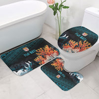 Fiji Bati Rugby Viti Masi Bathroom Set Coral Motifs