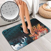 Fiji Bati Rugby Viti Masi Bathroom Set Coral Motifs