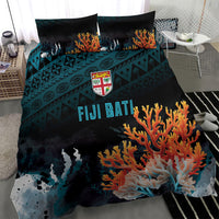 Fiji Bati Rugby Viti Masi Bedding Set Coral Motifs