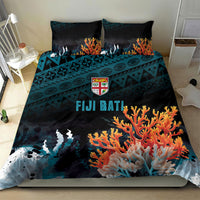 Fiji Bati Rugby Viti Masi Bedding Set Coral Motifs
