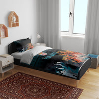 Fiji Bati Rugby Viti Masi Bedding Set Coral Motifs