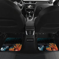 Fiji Bati Rugby Custom Viti Masi Car Mats Coral Motifs