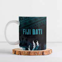 Fiji Bati Rugby Viti Masi Ceramic Mug Coral Motifs
