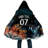 Fiji Bati Rugby Custom Viti Masi Cloak Coral Motifs