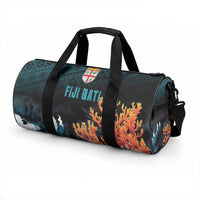 Fiji Bati Rugby Viti Masi Duffle Bag Coral Motifs