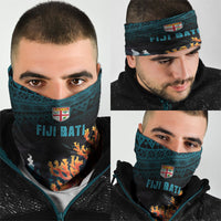 Fiji Bati Rugby Viti Masi Neck Gaiter Coral Motifs
