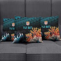 Fiji Bati Rugby Viti Masi Pillow Cover Coral Motifs