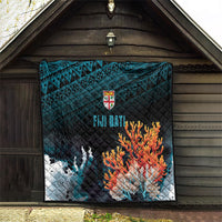 Fiji Bati Rugby Viti Masi Quilt Coral Motifs
