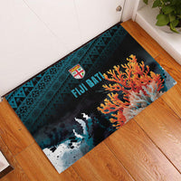 Fiji Bati Rugby Viti Masi Rubber Doormat Coral Motifs