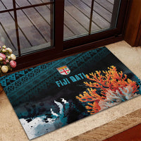 Fiji Bati Rugby Viti Masi Rubber Doormat Coral Motifs