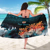 Fiji Bati Rugby Viti Masi Sarong Coral Motifs