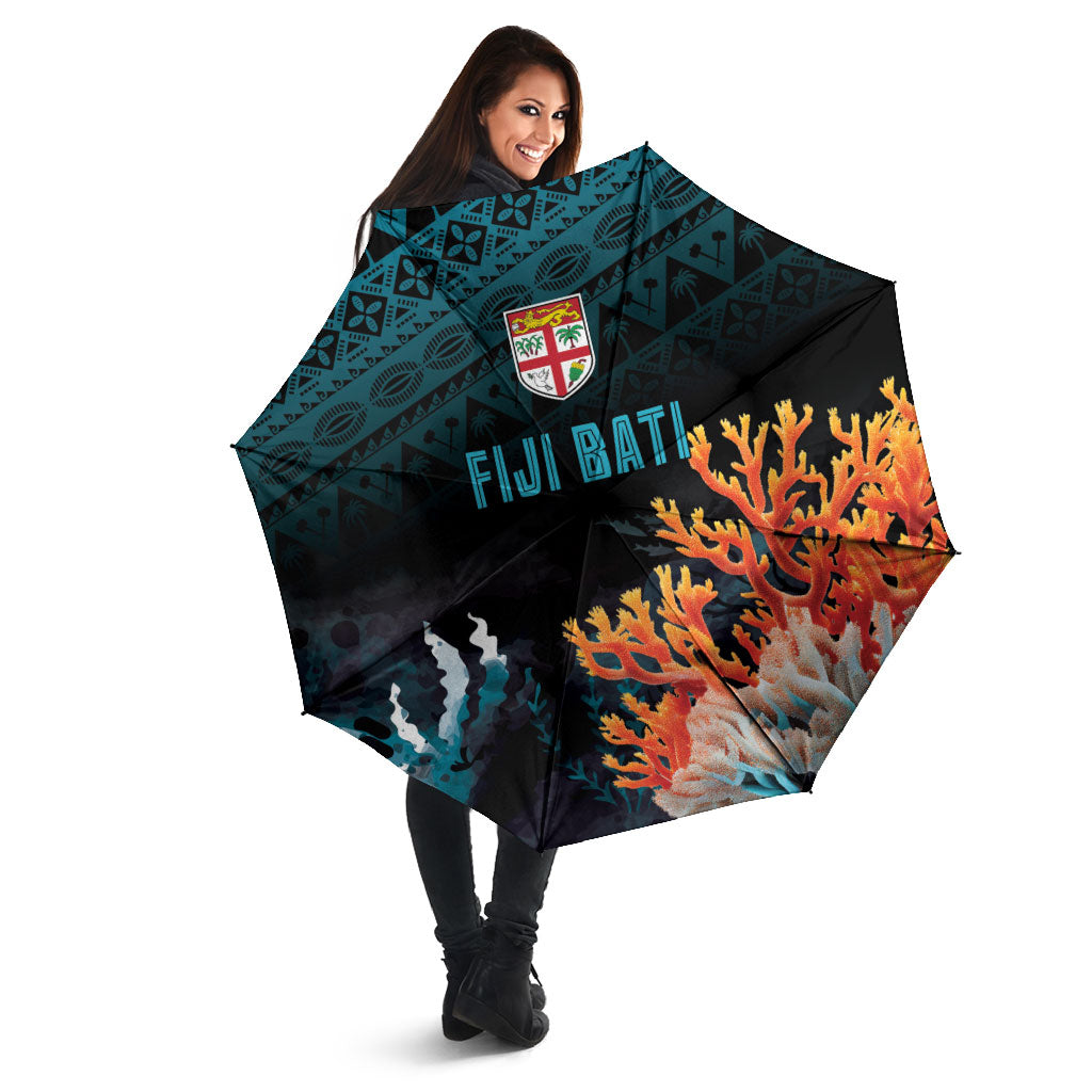 Fiji Bati Rugby Viti Masi Umbrella Coral Motifs