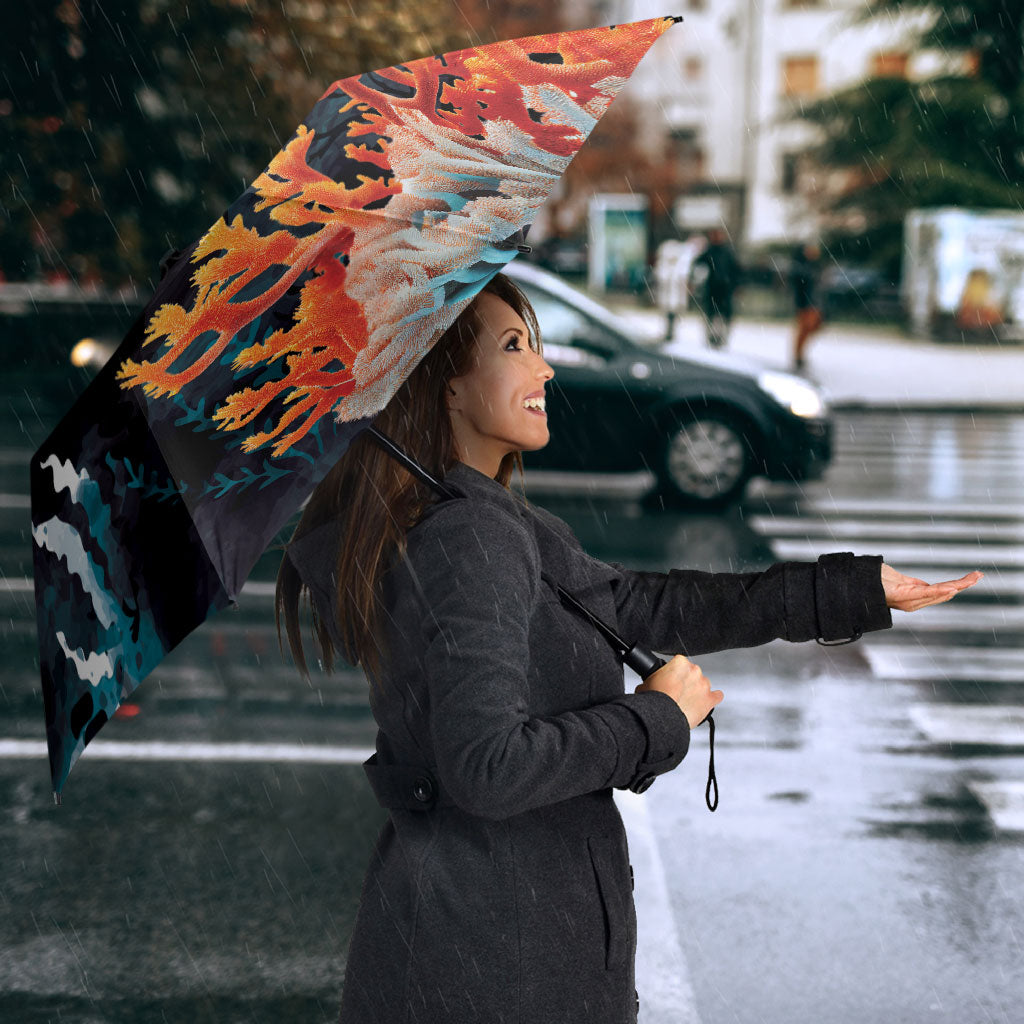 Fiji Bati Rugby Viti Masi Umbrella Coral Motifs
