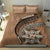 Tonga Ngatu Bedding Set Tokelau Classic Motifs LT7 - Polynesian Pride