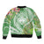 Aloha Molokai Island Bomber Jacket Hawaii Pua Kukui