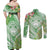 Aloha Molokai Island Couples Matching Off Shoulder Maxi Dress and Long Sleeve Button Shirt Hawaii Pua Kukui