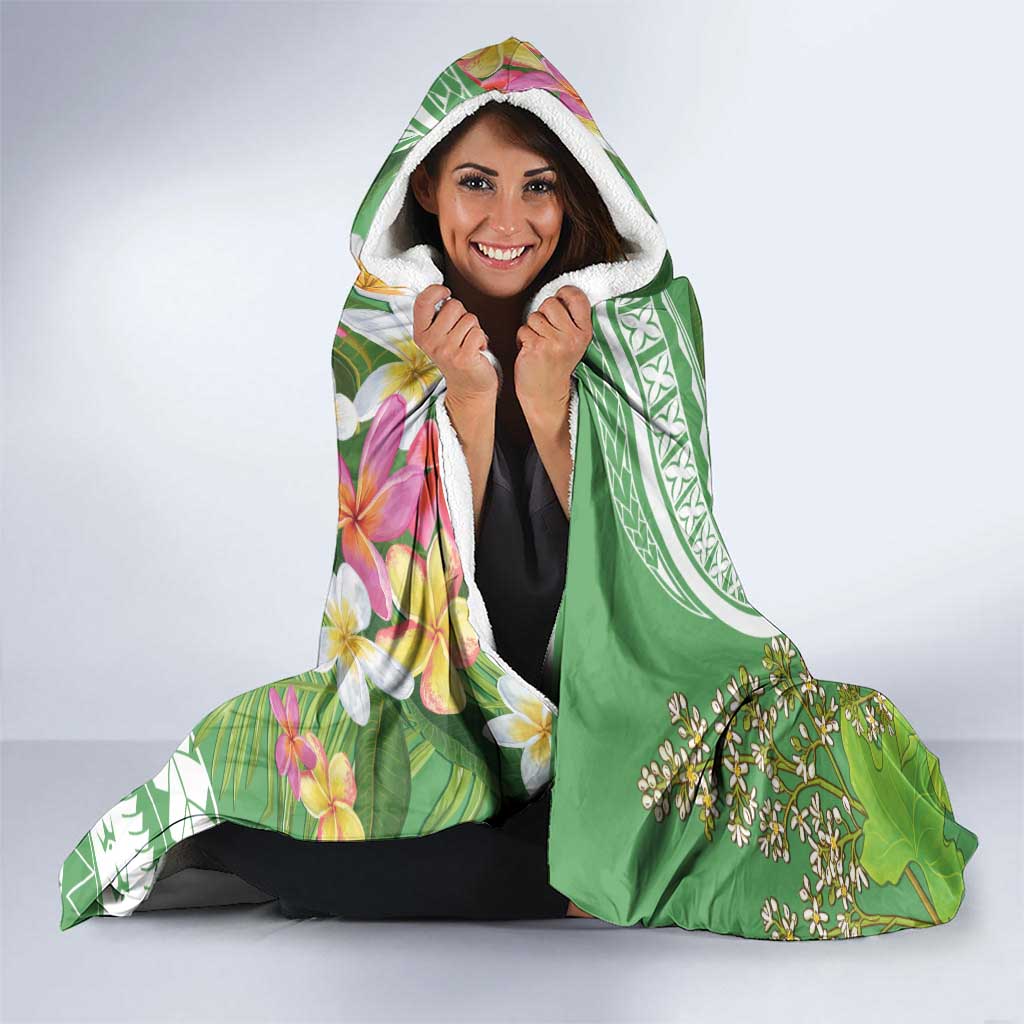 Aloha Molokai Island Hooded Blanket Hawaii Pua Kukui LT7 - Polynesian Pride