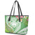 Aloha Molokai Island Leather Tote Bag Hawaii Pua Kukui