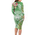 Aloha Molokai Island Long Sleeve Bodycon Dress Hawaii Pua Kukui