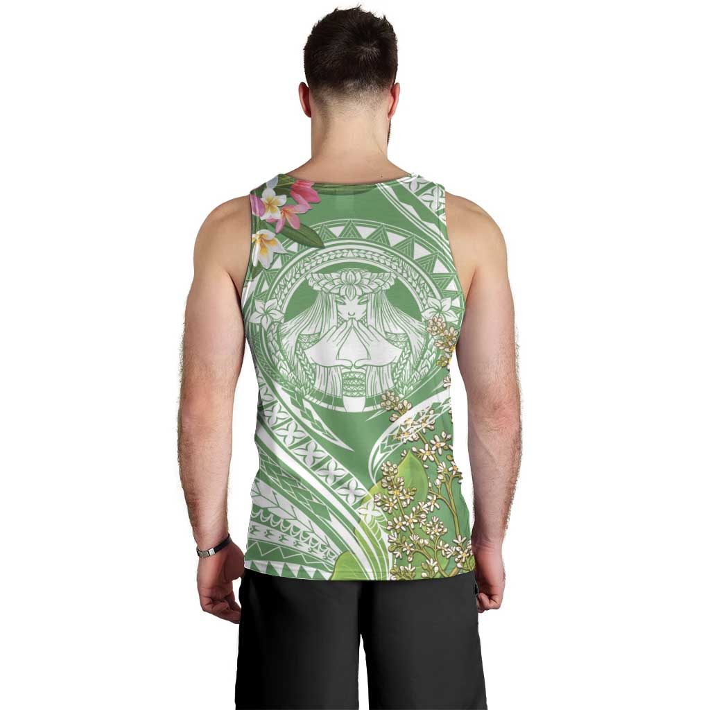 Aloha Molokai Island Men Tank Top Hawaii Pua Kukui LT7 - Polynesian Pride