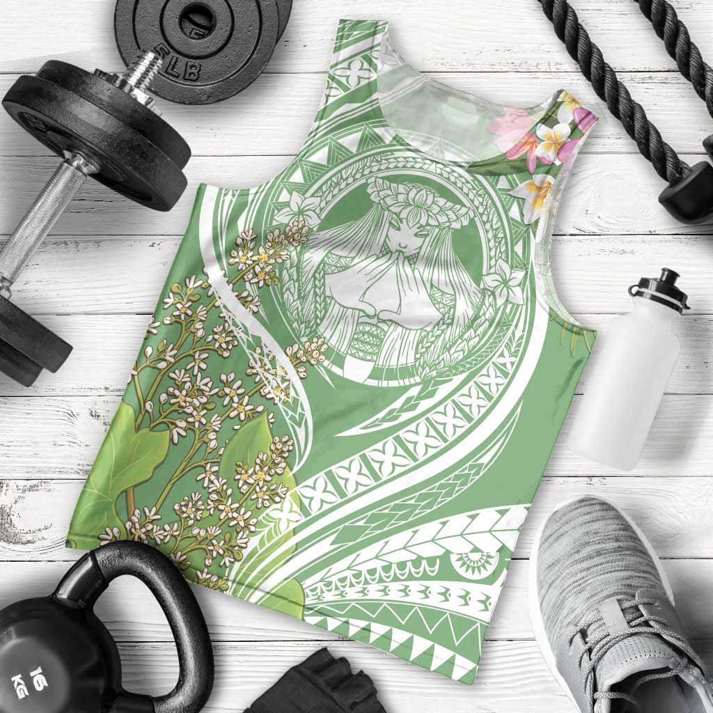 Aloha Molokai Island Men Tank Top Hawaii Pua Kukui LT7 - Polynesian Pride