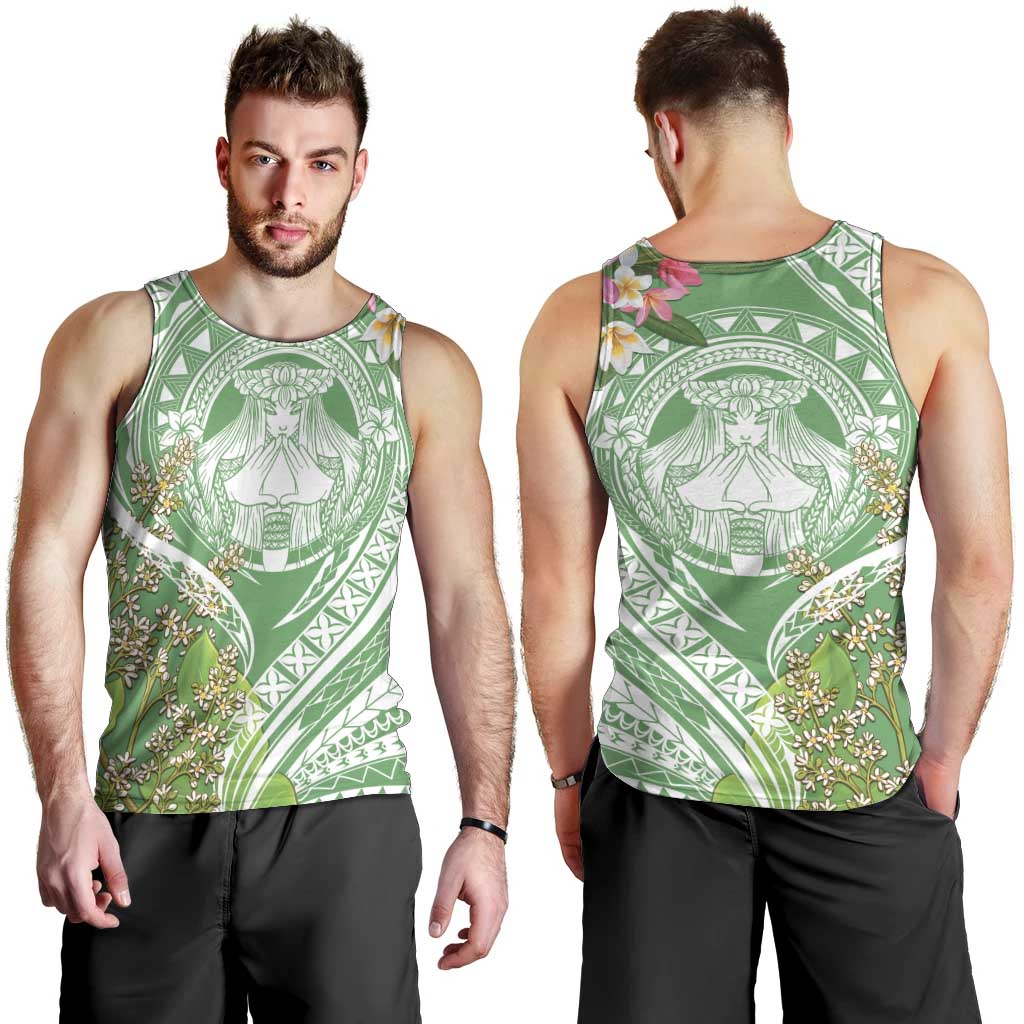 Aloha Molokai Island Men Tank Top Hawaii Pua Kukui LT7 - Polynesian Pride