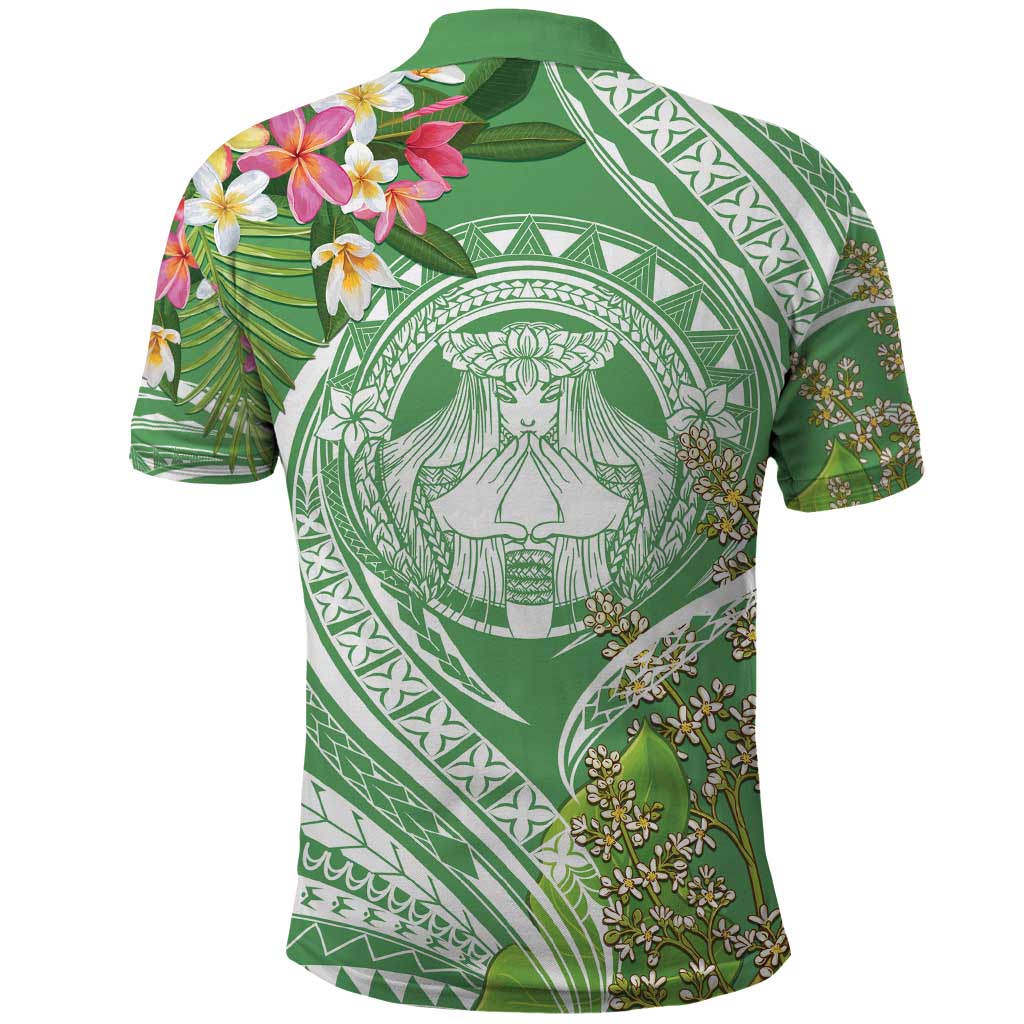 Aloha Molokai Island Polo Shirt Hawaii Pua Kukui LT7 - Polynesian Pride
