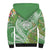 Aloha Molokai Island Sherpa Hoodie Hawaii Pua Kukui