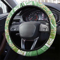 Aloha Molokai Island Steering Wheel Cover Hawaii Pua Kukui LT7 - Polynesian Pride