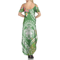 Aloha Molokai Island Summer Maxi Dress Hawaii Pua Kukui LT7 - Polynesian Pride