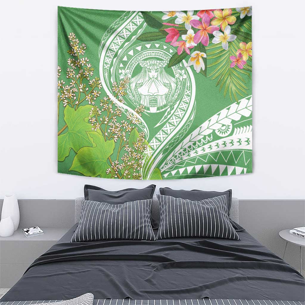 Aloha Molokai Island Tapestry Hawaii Pua Kukui LT7 - Polynesian Pride