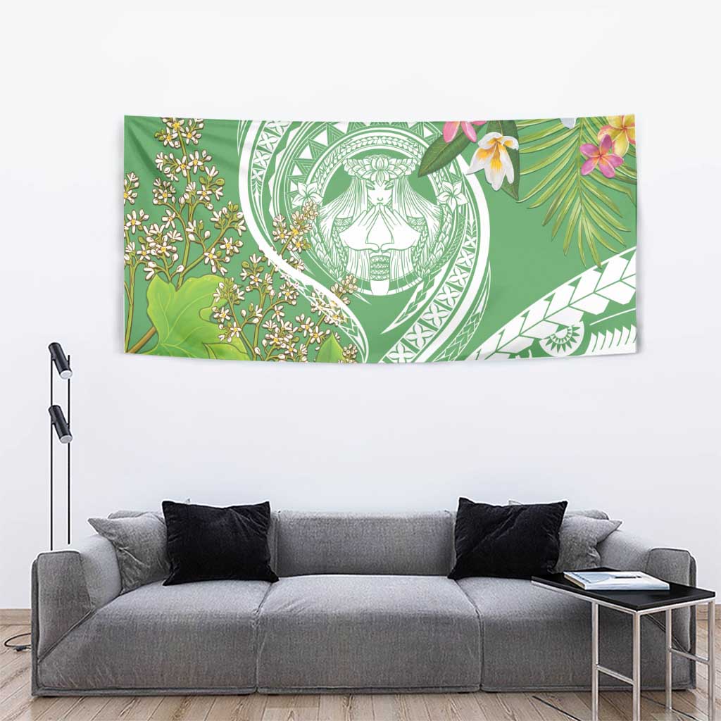 Aloha Molokai Island Tapestry Hawaii Pua Kukui LT7 - Polynesian Pride