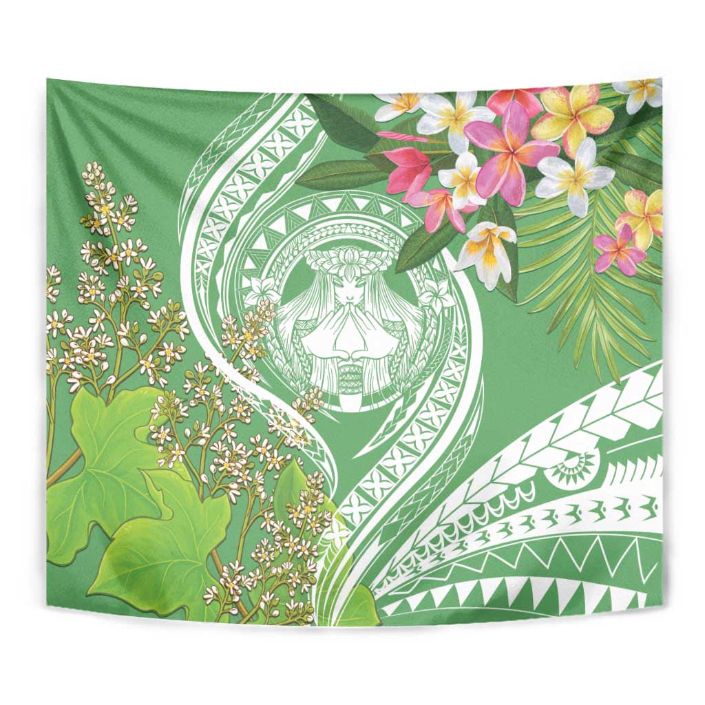 Aloha Molokai Island Tapestry Hawaii Pua Kukui LT7 - Polynesian Pride