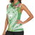 Aloha Molokai Island Women Sleeveless Polo Shirt Hawaii Pua Kukui