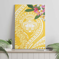 Aloha Hawaii Oahu Canvas Wall Art Wahine with Ilima Lei LT7 - Polynesian Pride