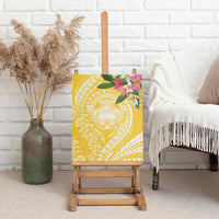Aloha Hawaii Oahu Canvas Wall Art Wahine with Ilima Lei LT7 - Polynesian Pride