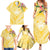 Aloha Hawaii Oahu Family Matching Summer Maxi Dress and Hawaiian Shirt Wahine with Ilima Lei