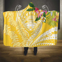Aloha Hawaii Oahu Hooded Blanket Wahine with Ilima Lei LT7 - Polynesian Pride