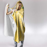 Aloha Hawaii Oahu Hooded Blanket Wahine with Ilima Lei LT7 - Polynesian Pride
