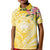 Aloha Hawaii Oahu Kid Polo Shirt Wahine with Ilima Lei