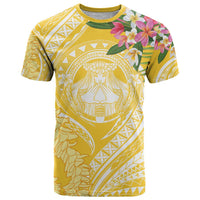 Aloha Hawaii Oahu T Shirt Wahine with Ilima Lei LT7 Yellow - Polynesian Pride