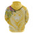 Aloha Hawaii Oahu Zip Hoodie Wahine with Ilima Lei