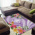 Aloha Hawaii Kauai Area Rug Frangipani Mix Mokihana Lei