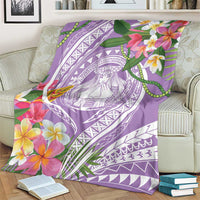 Aloha Hawaii Kauai Blanket Frangipani Mix Mokihana Lei LT7 - Polynesian Pride