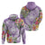 Aloha Hawaii Kauai Hoodie Frangipani Mix Mokihana Lei