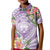 Aloha Hawaii Kauai Kid Polo Shirt Frangipani Mix Mokihana Lei