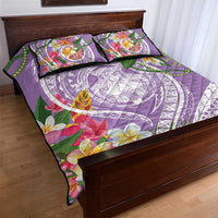 Aloha Hawaii Kauai Quilt Bed Set Frangipani Mix Mokihana Lei LT7 - Polynesian Pride