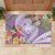 Aloha Hawaii Kauai Rubber Doormat Frangipani Mix Mokihana Lei