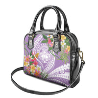 Aloha Hawaii Kauai Shoulder Handbag Frangipani Mix Mokihana Lei LT7 - Polynesian Pride